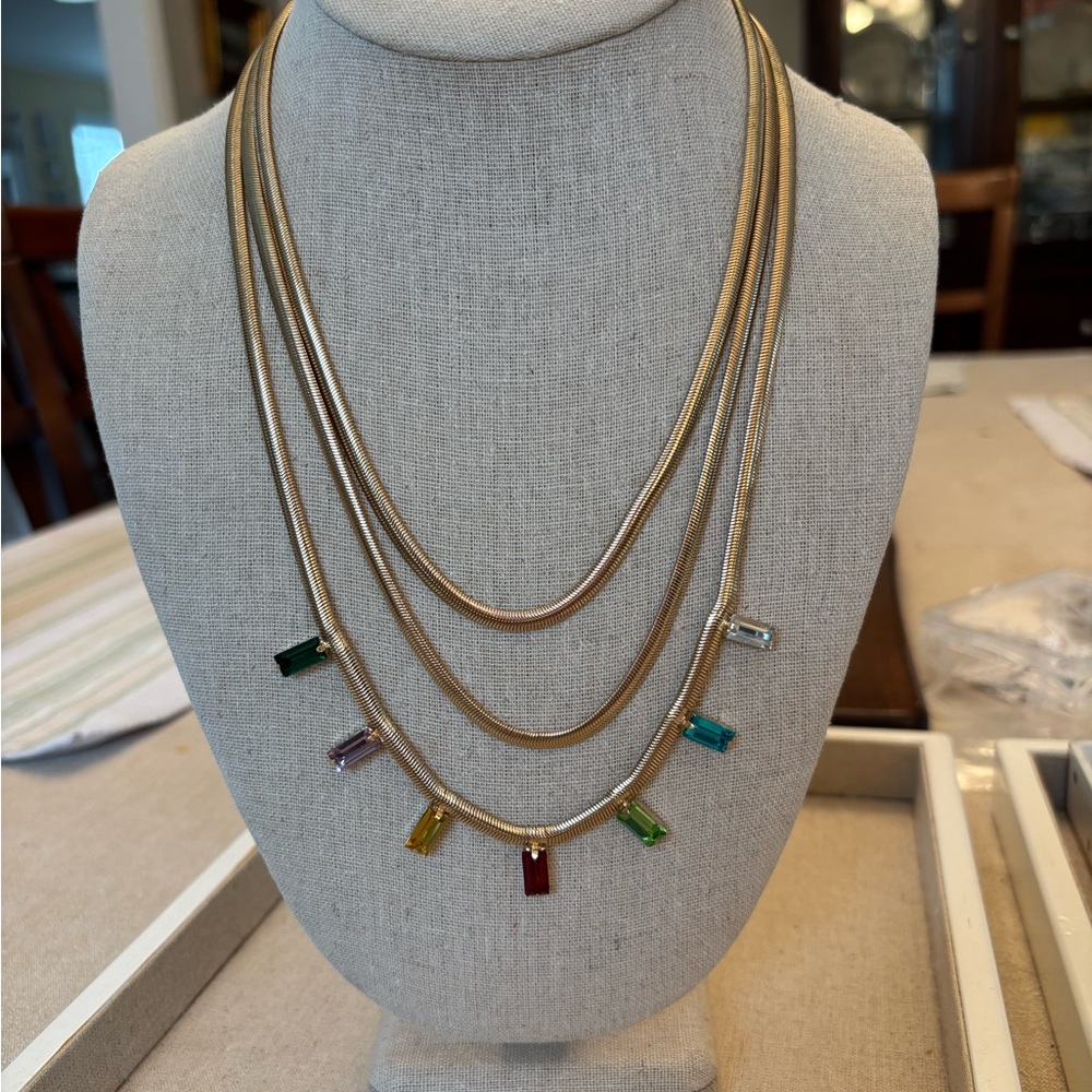 Park Lane Bejeweled Multi-Color Gemstone Necklace